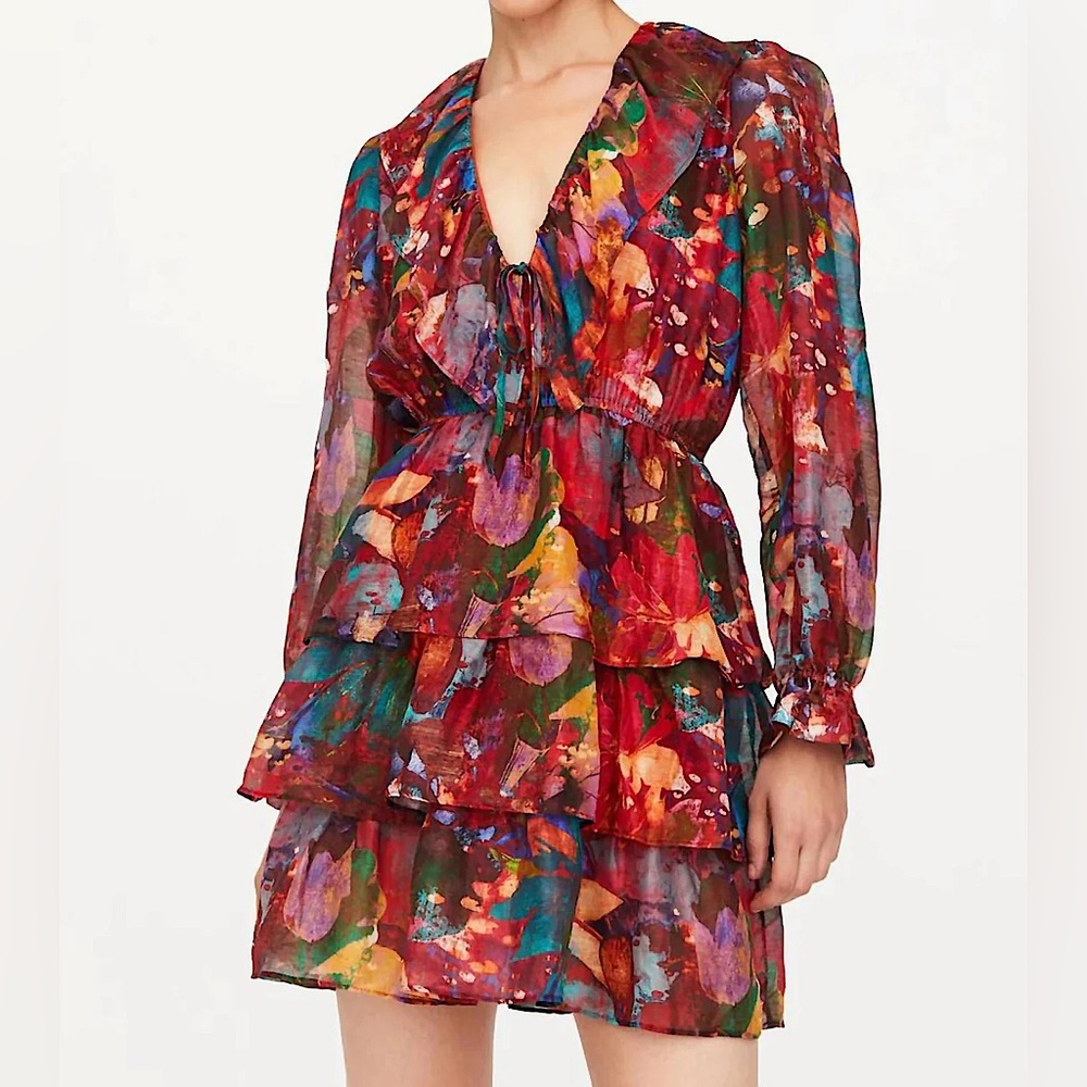 Marie Oliver Una Dress in Lotus Print